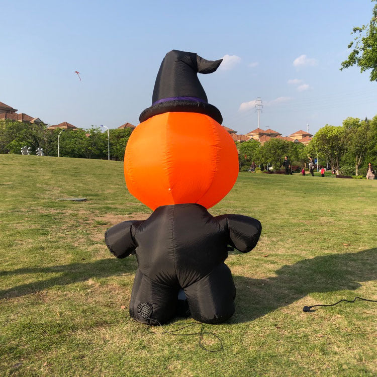Pumpkin head spooky halloween decoration - SKY SUPPLYIFY