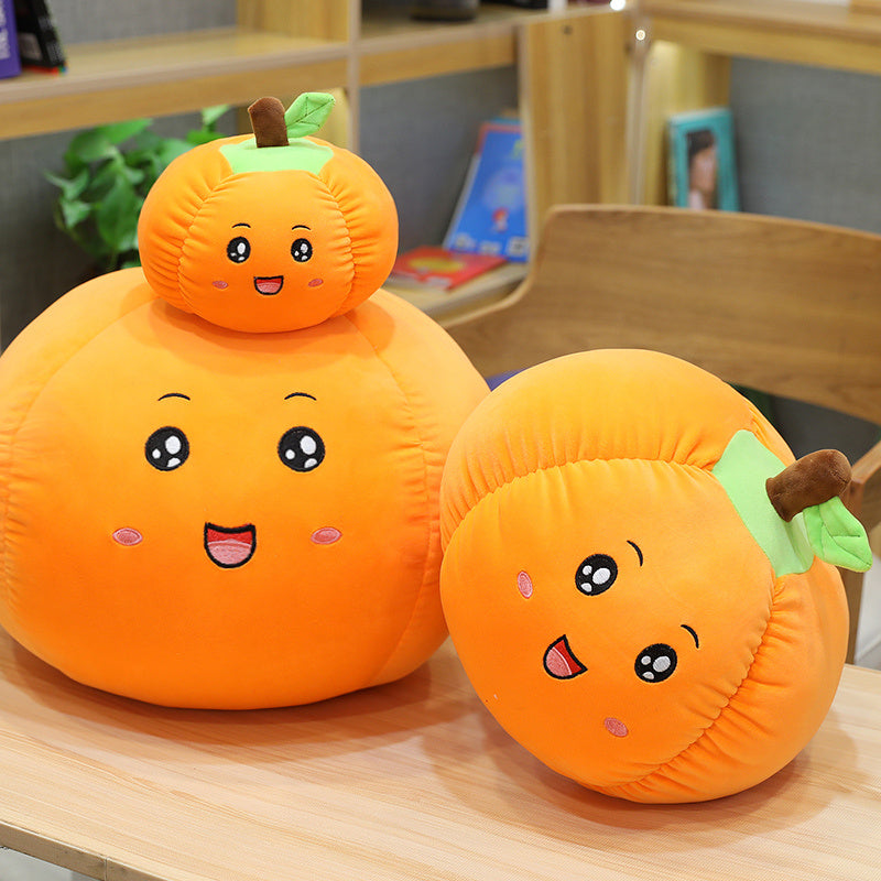 Halloween Pumpkin Plush Toy – Soft & Adorable Fall Doll for Halloween Decor and Gifts