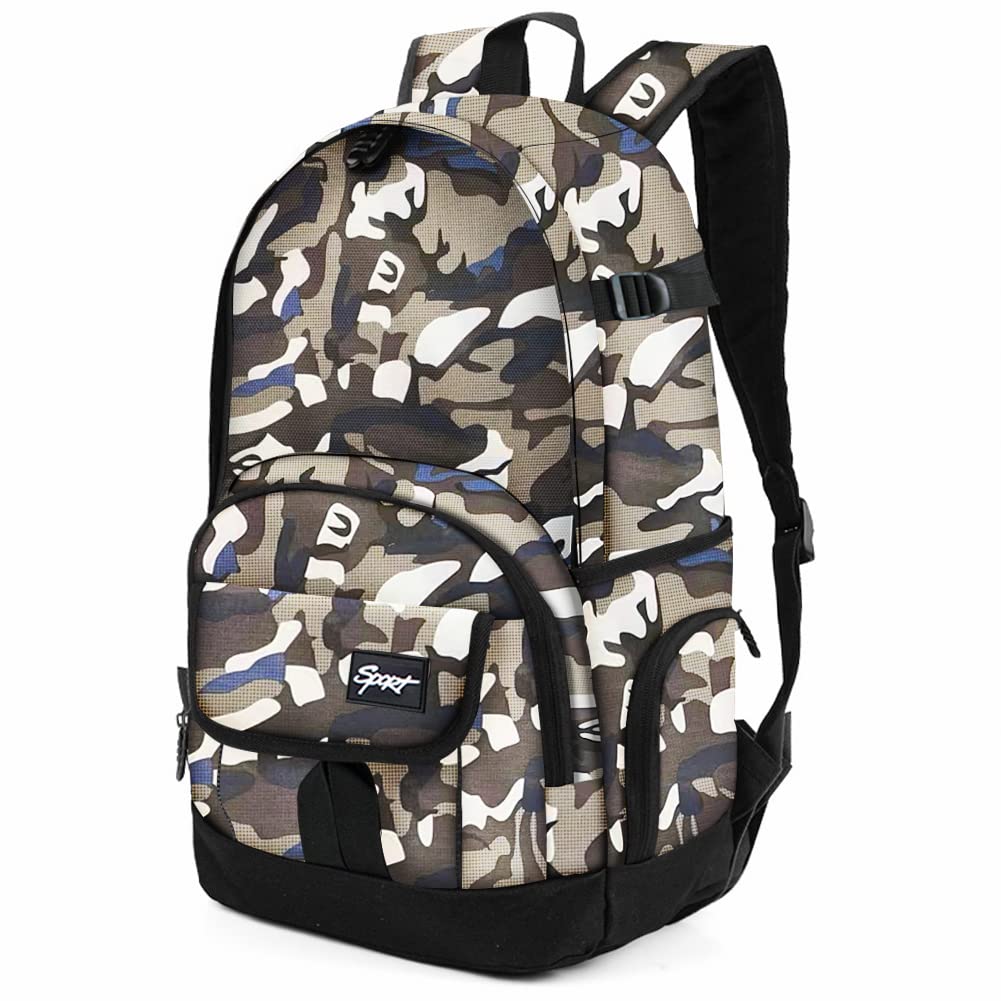 rickyh style School Backpack Travel Bag for Men & Women Lightweight College Back Pack with Laptop Compartmen