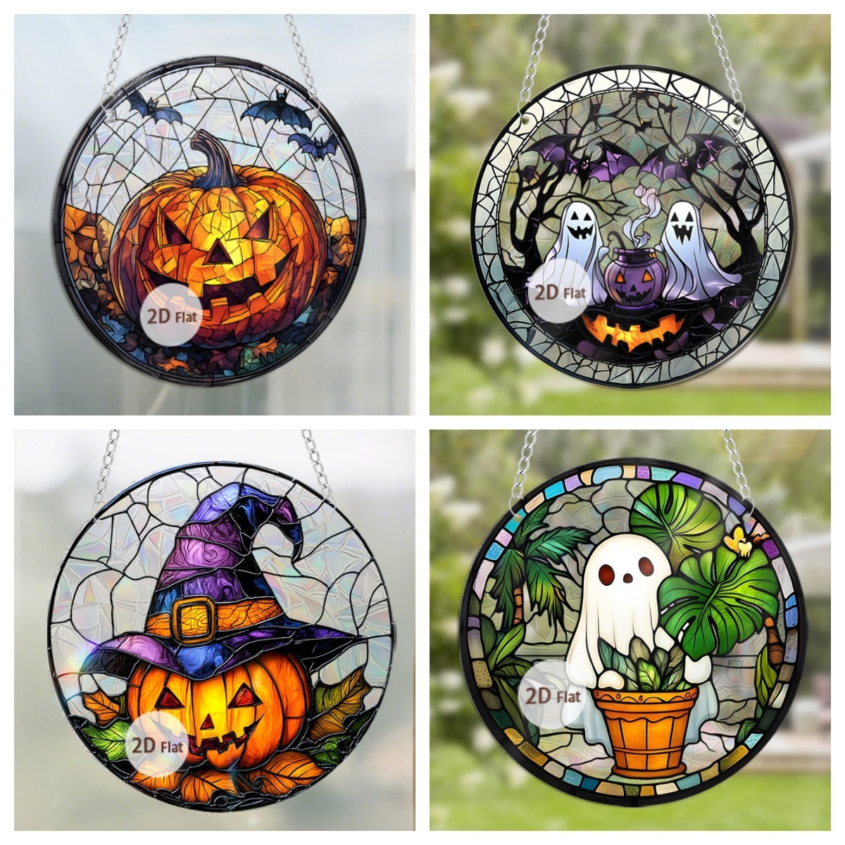 Halloween Pumpkin & Ghost Hanging Decoration – Spooky Fall Party Decor - SKY SUPPLYIFY