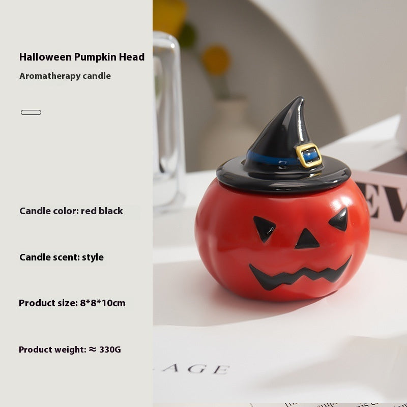 Halloween Pumpkin Aromatherapy Candle – Creative Fall Scented Ornament & Home Decor - SKY SUPPLYIFY