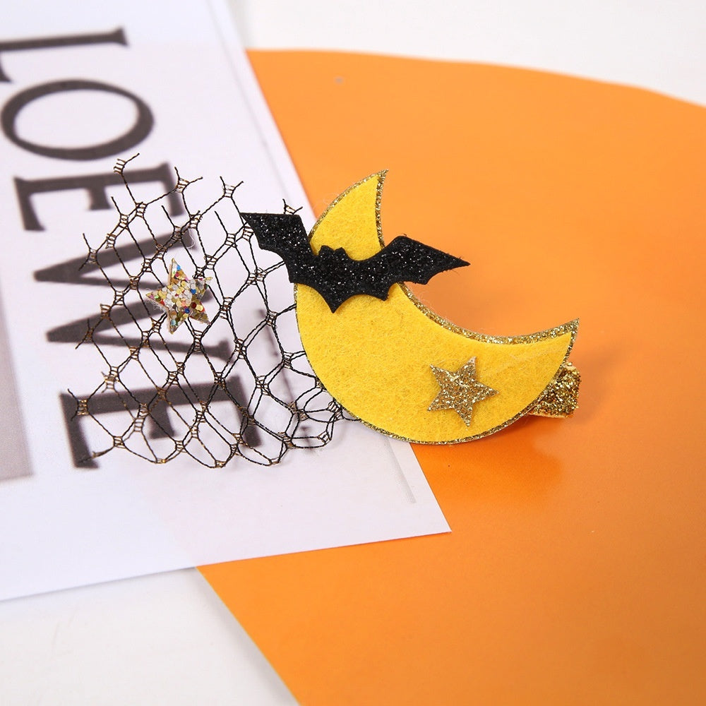 Pumpkin Bow Hair Clip – Halloween Headdress Barrette Accessory - SKY SUPPLYIFY