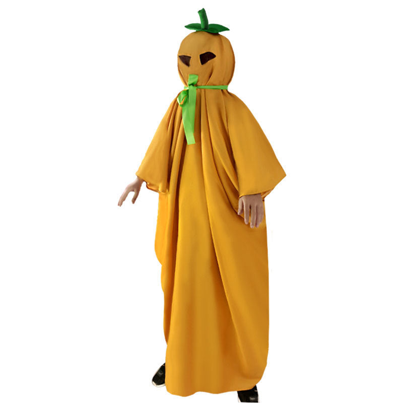 Children's Halloween Costume Pumpkin Cloak - SKY SUPPLYIFY