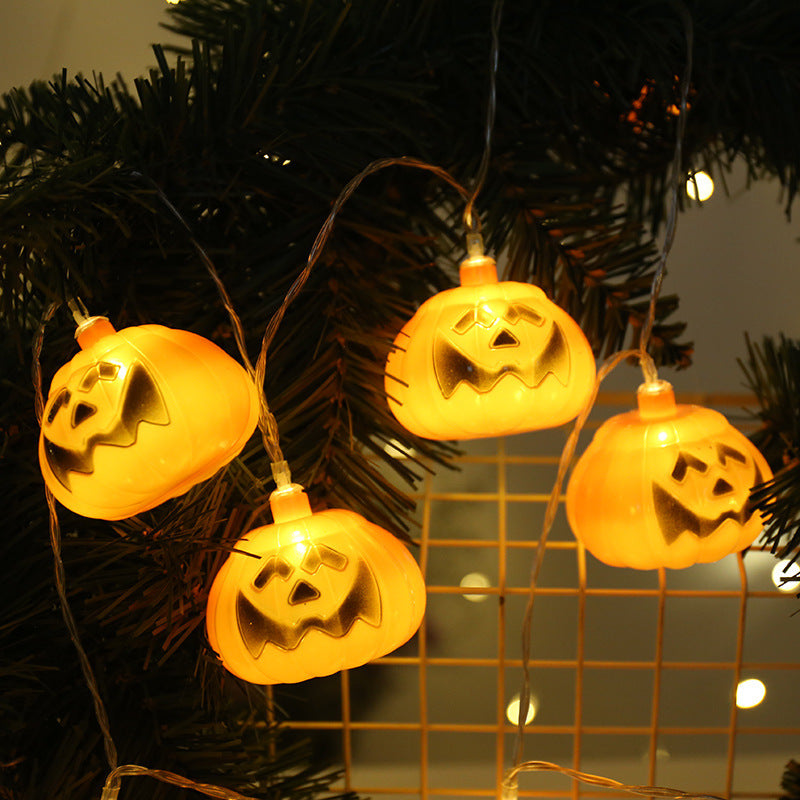Halloween Pumpkin LED String Lights – Festive Outdoor & Indoor Halloween Decor - SKY SUPPLYIFY 
