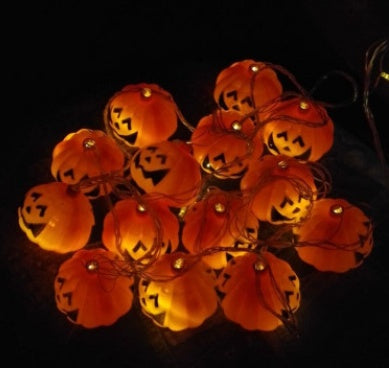 Halloween Pumpkin LED String Lights – Festive Outdoor & Indoor Halloween Decor - SKY SUPPLYIFY 