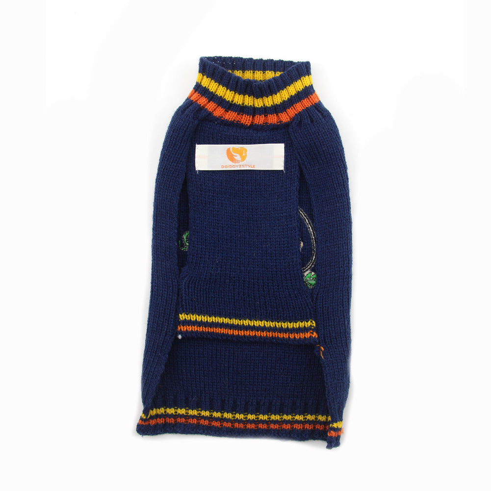 Pumpkin Sweater Dog Clothes Halloween - SKY SUPPLYIFY 