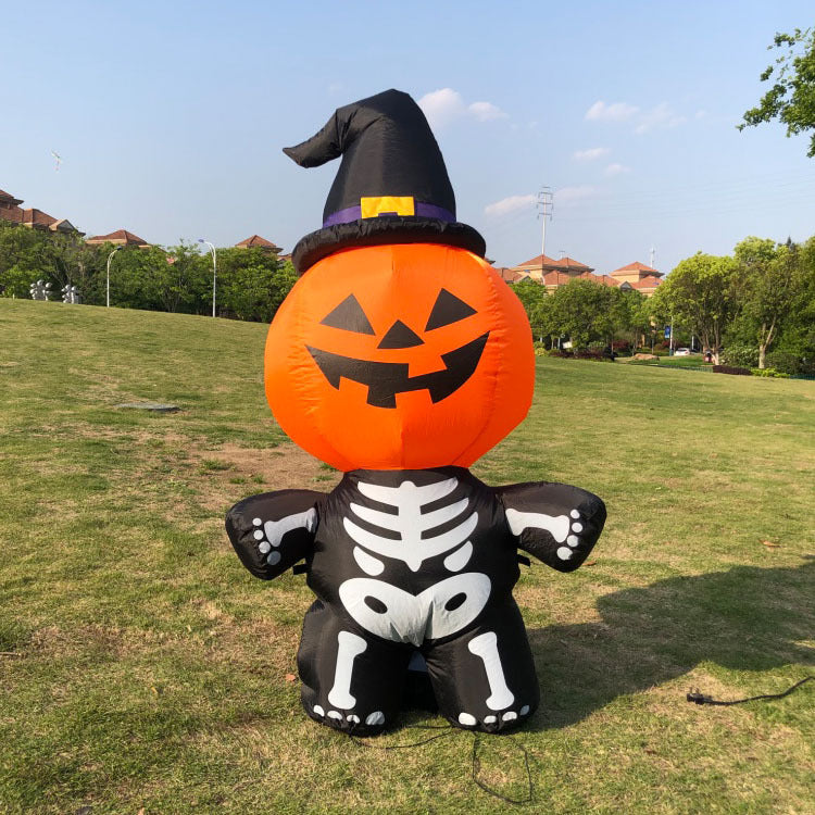Pumpkin head spooky halloween decoration - SKY SUPPLYIFY 