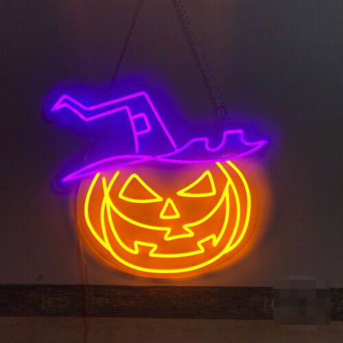 Neon Halloween Decorative Pumpkin Headlight - SKY SUPPLYIFY 