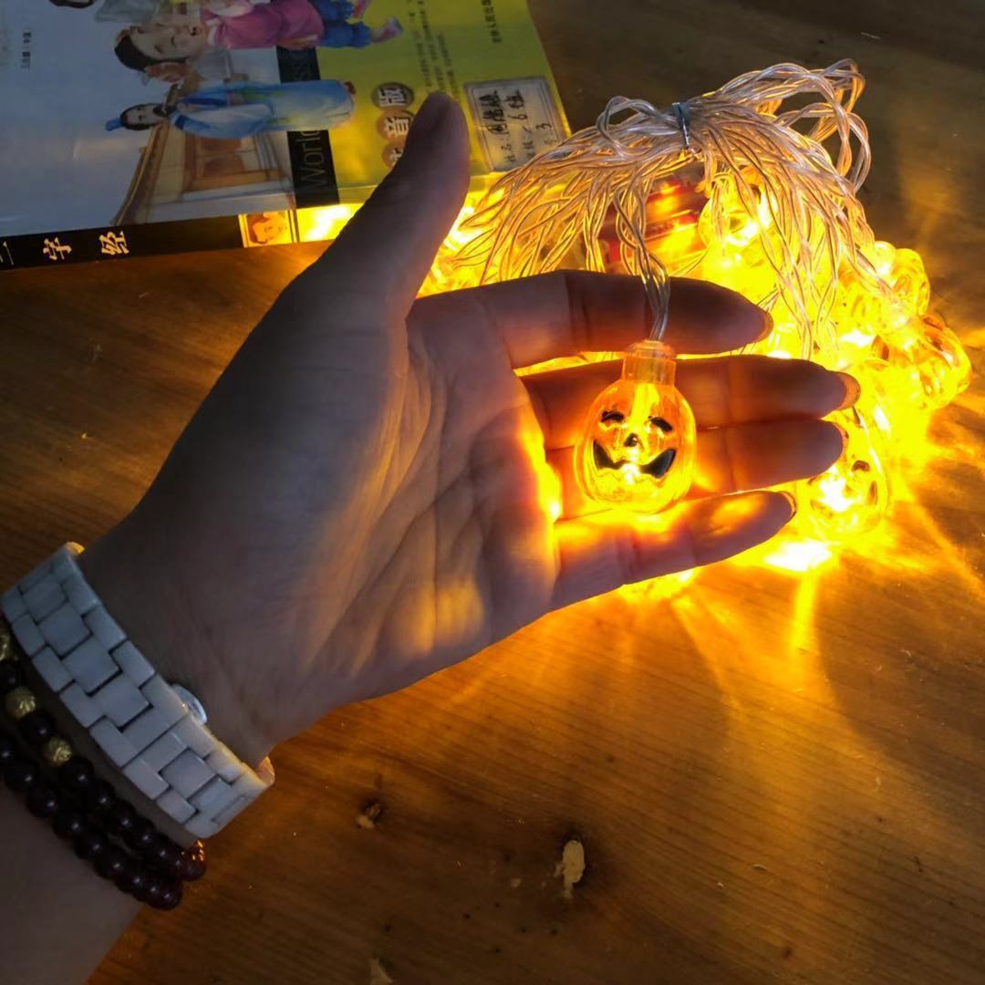 Halloween Pumpkin LED String Lights – Festive Outdoor & Indoor Halloween Decor - SKY SUPPLYIFY 