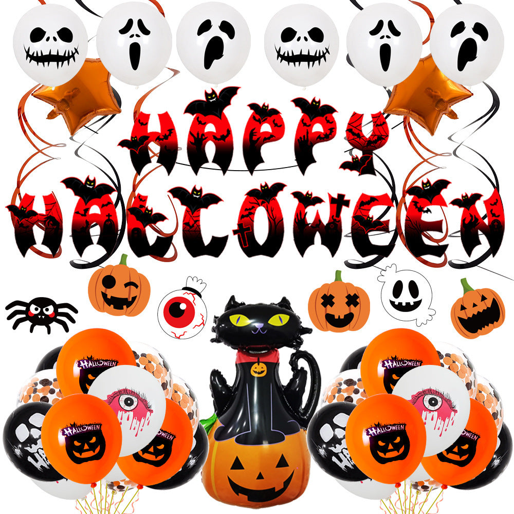 Halloween Pumpkin Emoji Latex Balloons – Festive Party Decorations - SKY SUPPLYIFY 