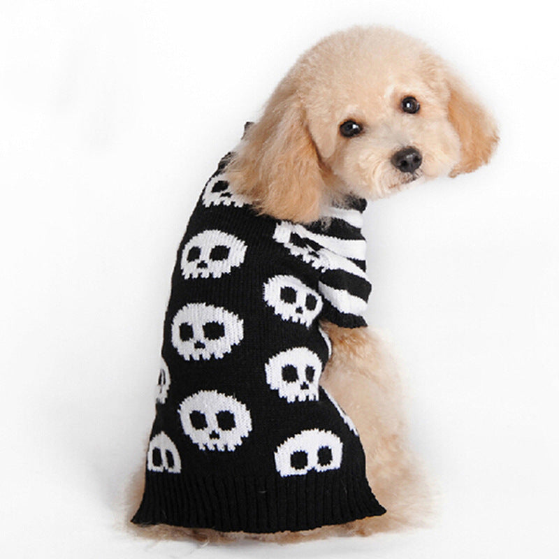 Pumpkin Sweater Dog Clothes Halloween - SKY SUPPLYIFY 