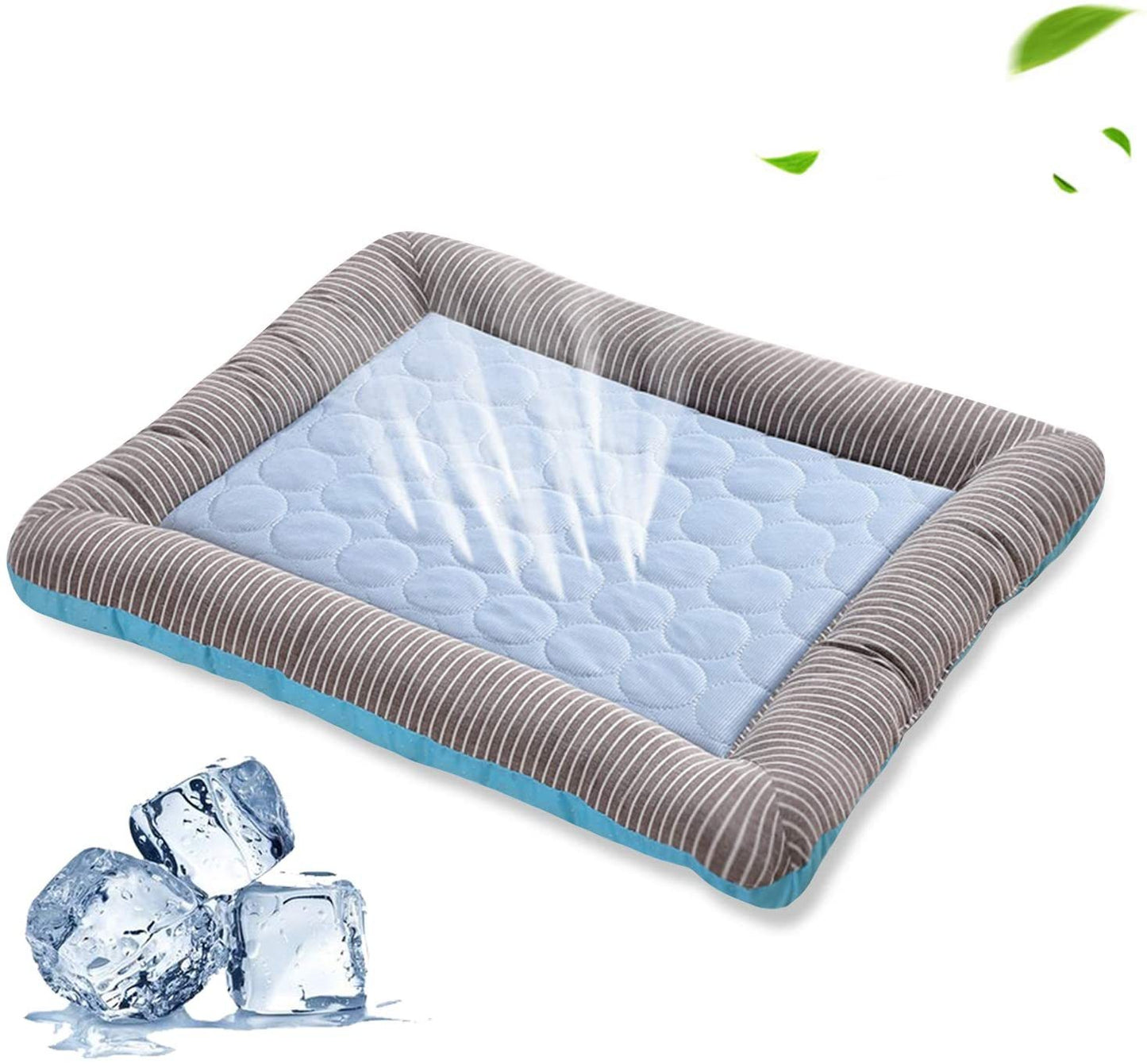 Premium Ice Silk Pet Cooling Pad – Soft, Breathable Summer Bed for Dogs, Cats, Puppies & Kittens – Cool Comfort Mat in Blue - SKY SUPPLYIFY 