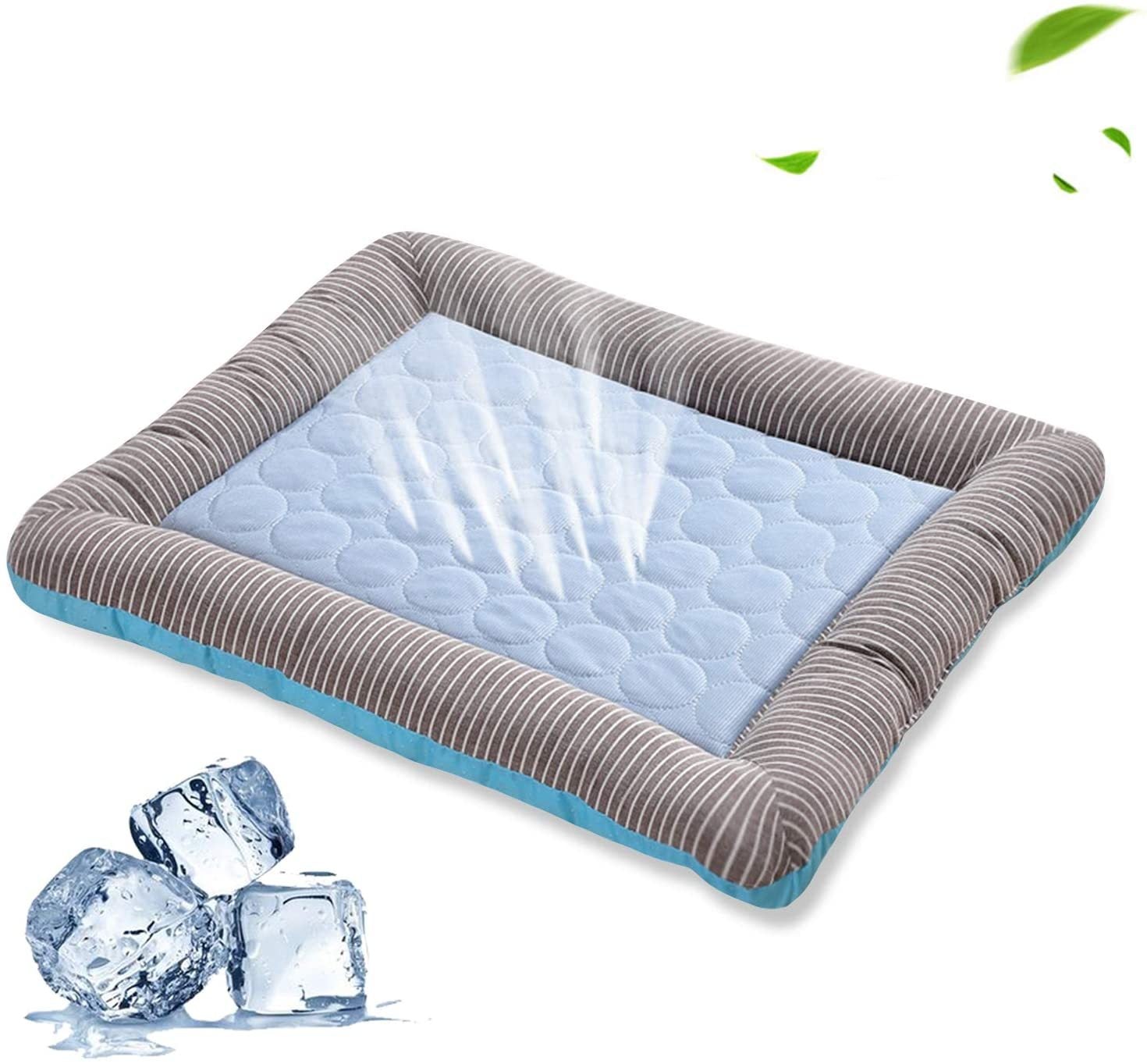 Premium Ice Silk Pet Cooling Pad – Soft, Breathable Summer Bed for Dogs, Cats, Puppies & Kittens – Cool Comfort Mat in Blue - SKY SUPPLYIFY 