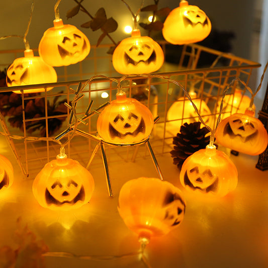 Halloween Pumpkin LED String Lights – Festive Outdoor & Indoor Halloween Decor - SKY SUPPLYIFY 