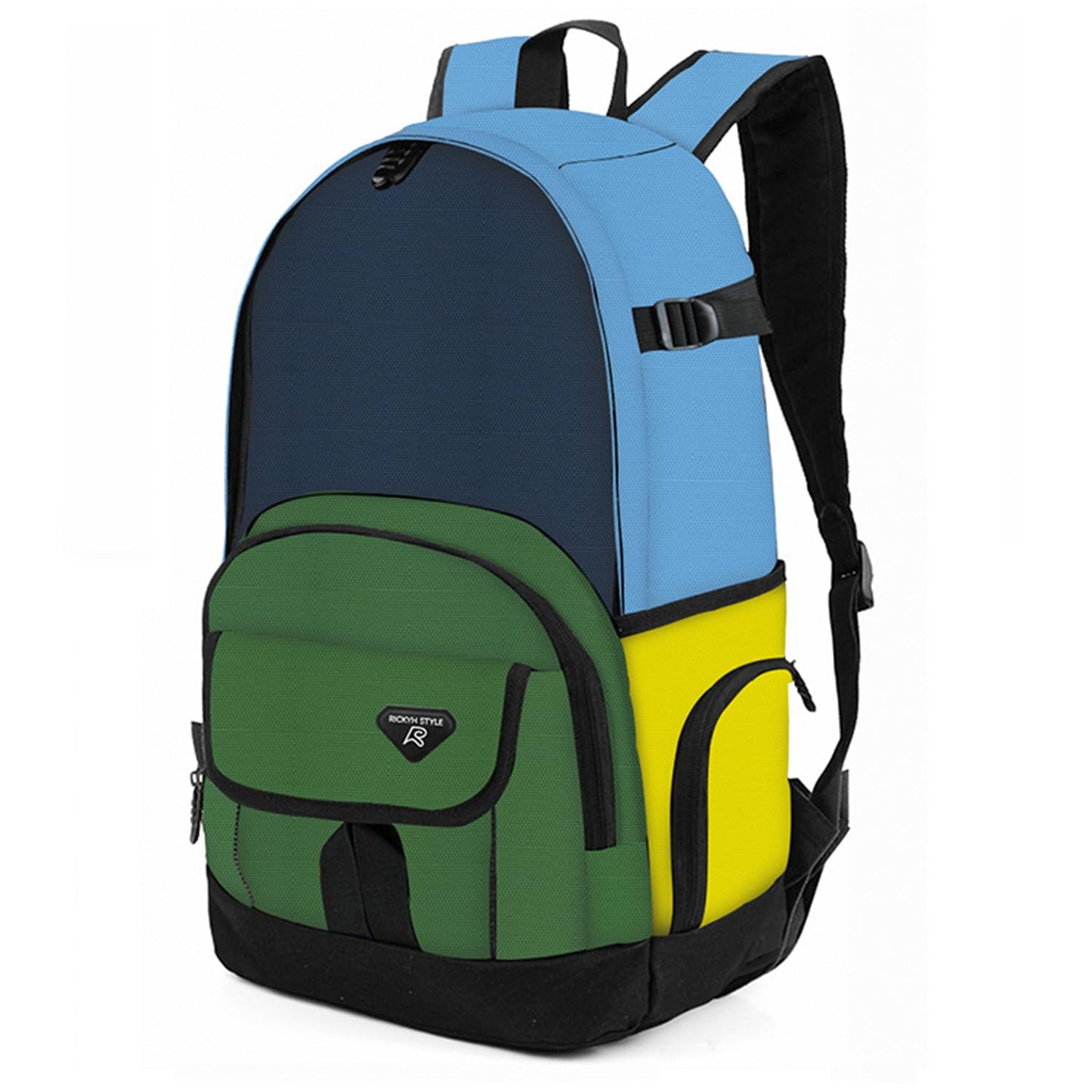 rickyh style School Backpack Travel Bag for Men & Women Lightweight College Back Pack with Laptop Compartmen