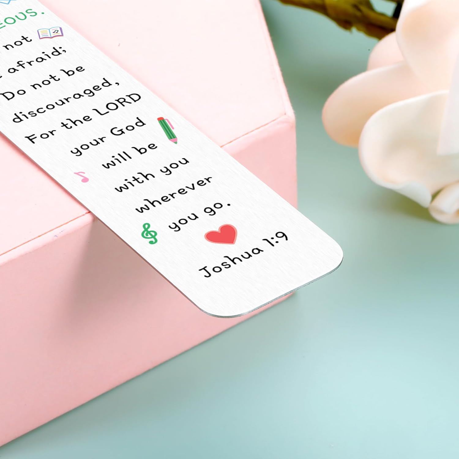 College Essentials for Teen Girls Boys, Back to School Christian Bookmark for Kids, First Day of School Gifts for Students, Bible Verse Motivational Gifts for Son Daughter, Cool Birthday Stuff for Men