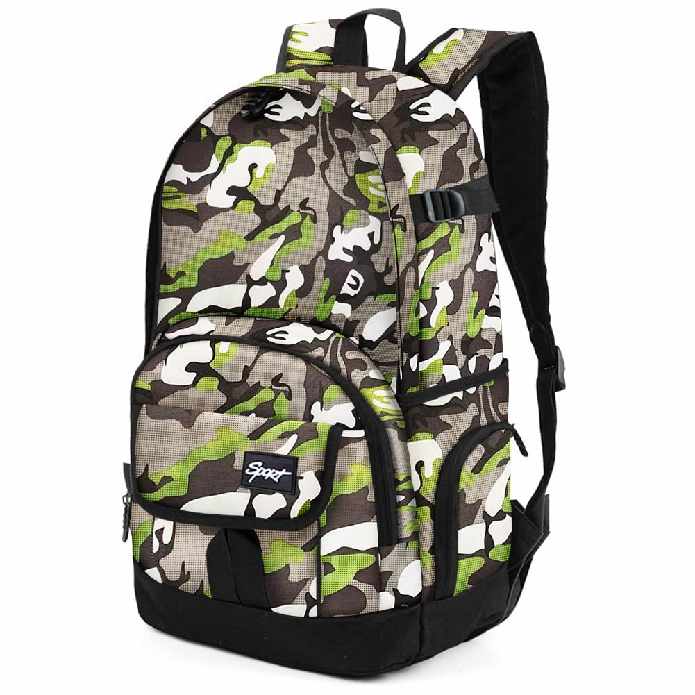 rickyh style School Backpack Travel Bag for Men & Women Lightweight College Back Pack with Laptop Compartmen