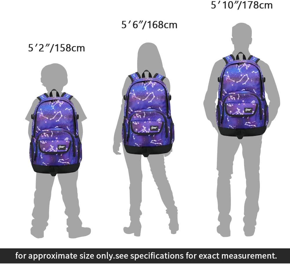 rickyh style School Backpack Travel Bag for Men & Women Lightweight College Back Pack with Laptop Compartmen