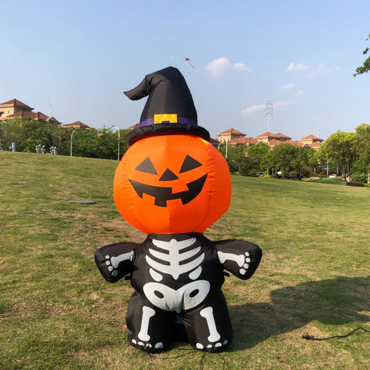 Pumpkin head spooky halloween decoration - SKY SUPPLYIFY 
