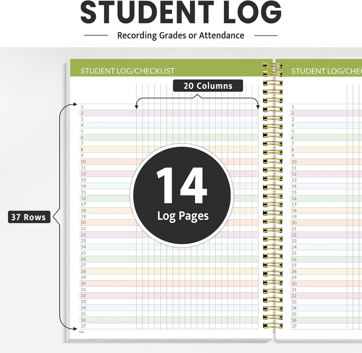SUNEE Teacher Planner 2025-2026 Academic Year, Lite Lesson Planner Book with 7 Periods Jul 2025 - Jun 2026, 8.5"x11" Daily Weekly and Monthly Organizers, Plan Book with Pocket Folder, Color Tabs,Black