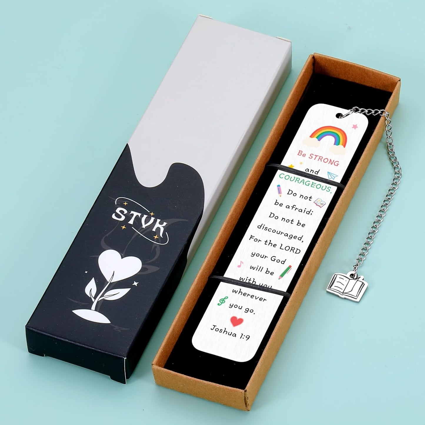 College Essentials for Teen Girls Boys, Back to School Christian Bookmark for Kids, First Day of School Gifts for Students, Bible Verse Motivational Gifts for Son Daughter, Cool Birthday Stuff for Men