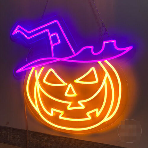 Neon Halloween Decorative Pumpkin Headlight - SKY SUPPLYIFY 