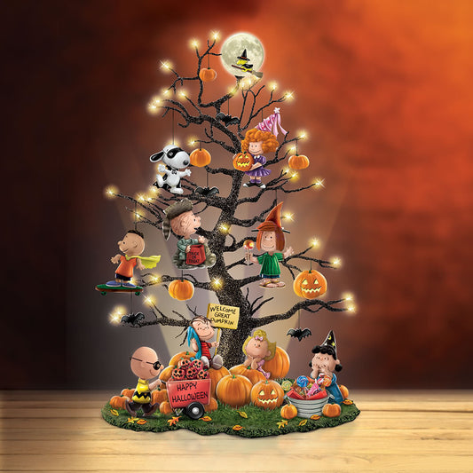 Halloween Pumpkin Ornament – Resin Halloween Decor for Tree, Shelf, or Holiday Display - SKY SUPPLYIFY 