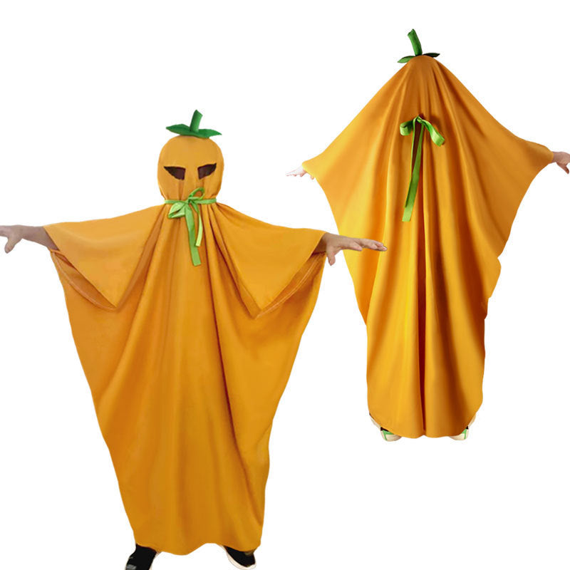 Children's Halloween Costume Pumpkin Cloak - SKY SUPPLYIFY 