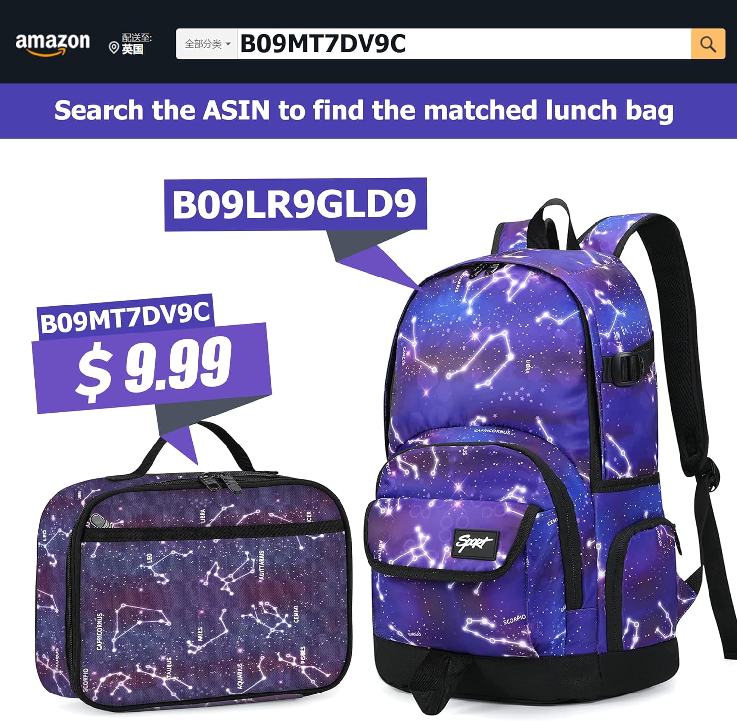 rickyh style School Backpack Travel Bag for Men & Women Lightweight College Back Pack with Laptop Compartmen