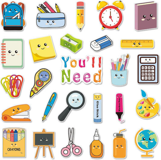 Classroom Teacher Management Magnet - 27PCS You'll Need Elementary Must Haves Teaching Tool, Large Size What You Will Need Magnetic Back to School Supplies for Blackboard Whiteboard Decoration