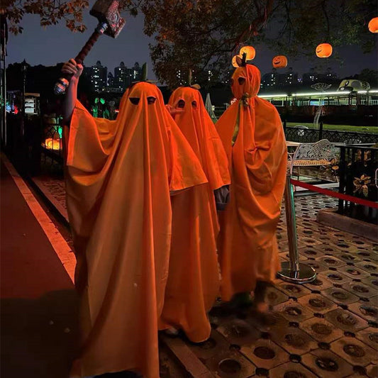 Children's Halloween Costume Pumpkin Cloak - SKY SUPPLYIFY 