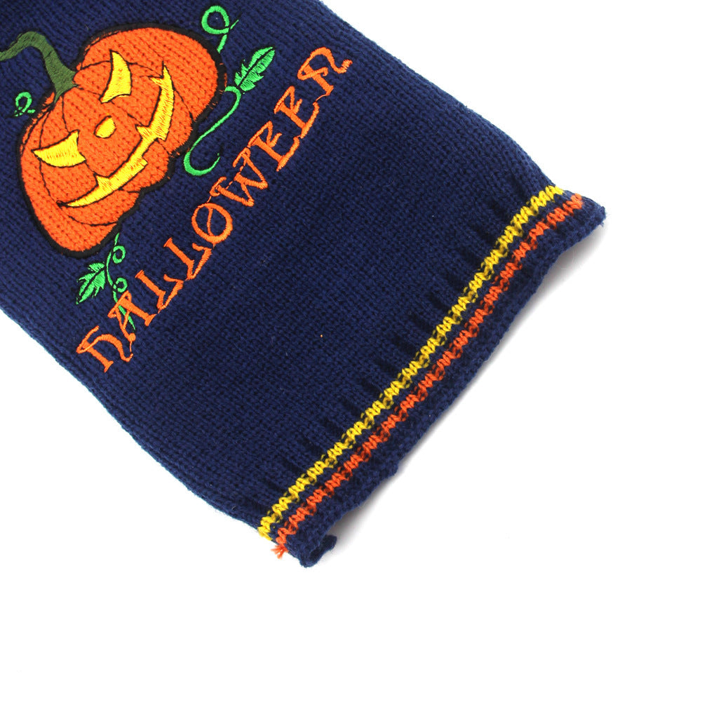 Pumpkin Sweater Dog Clothes Halloween - SKY SUPPLYIFY 