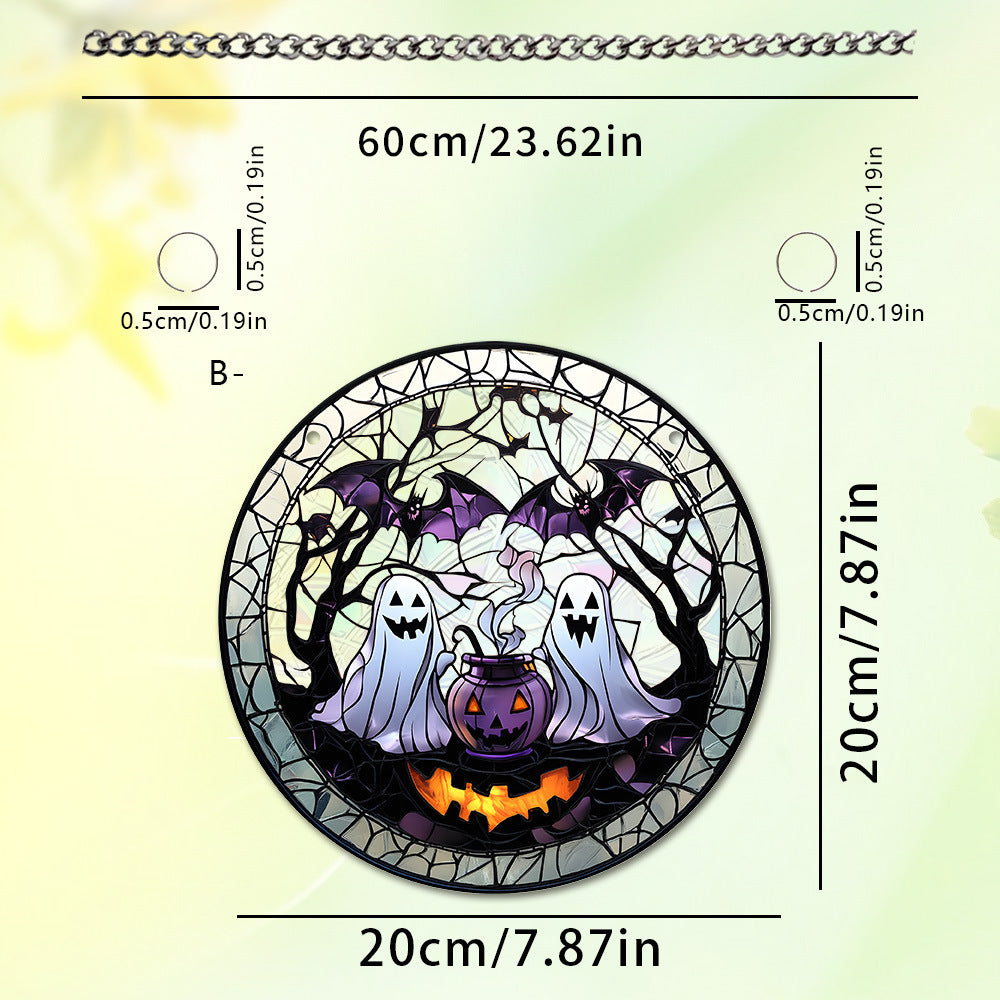 Halloween Pumpkin & Ghost Hanging Decoration – Spooky Fall Party Decor - SKY SUPPLYIFY 