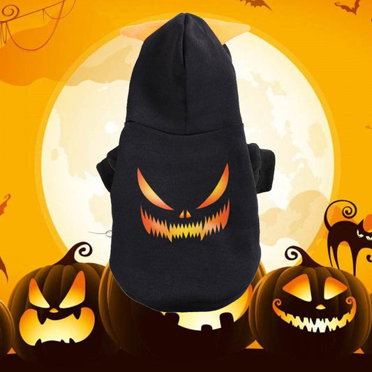 Halloween Pumpkin Sweater Dog Clothing - SKY SUPPLYIFY 