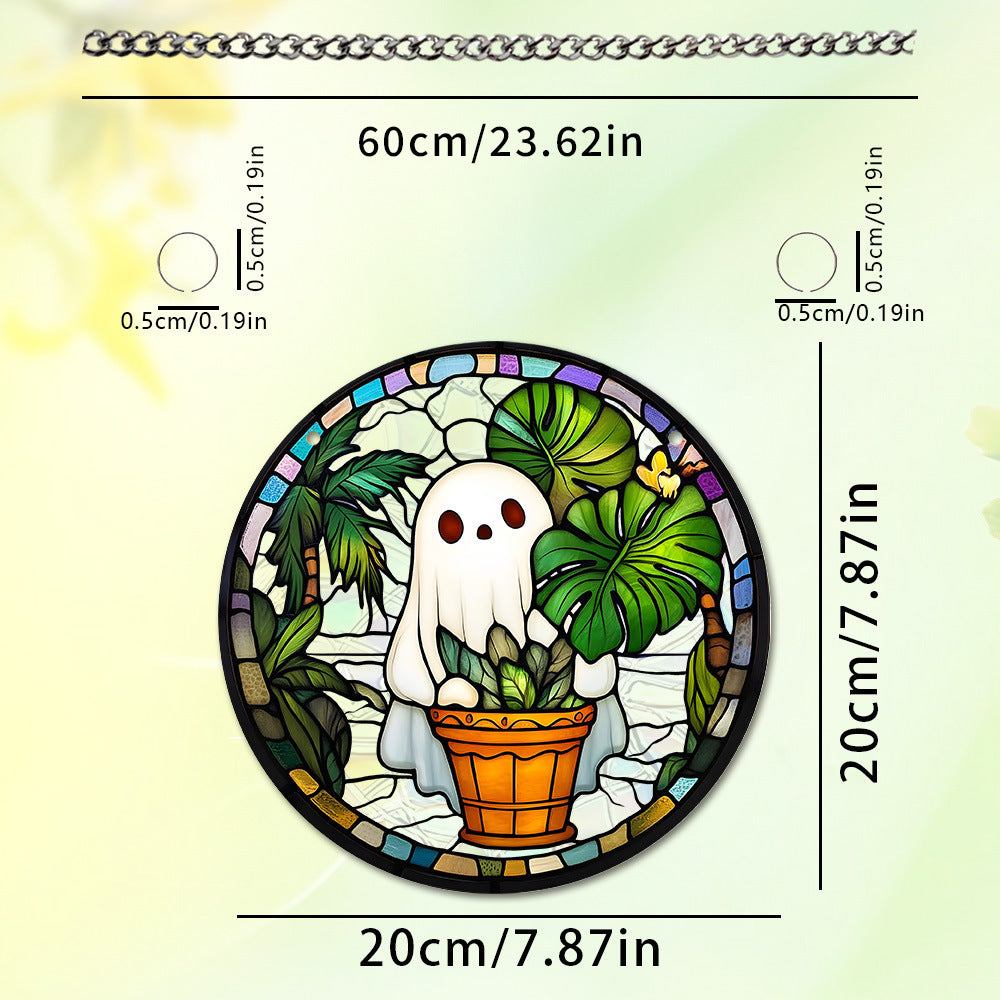 Halloween Pumpkin & Ghost Hanging Decoration – Spooky Fall Party Decor - SKY SUPPLYIFY 