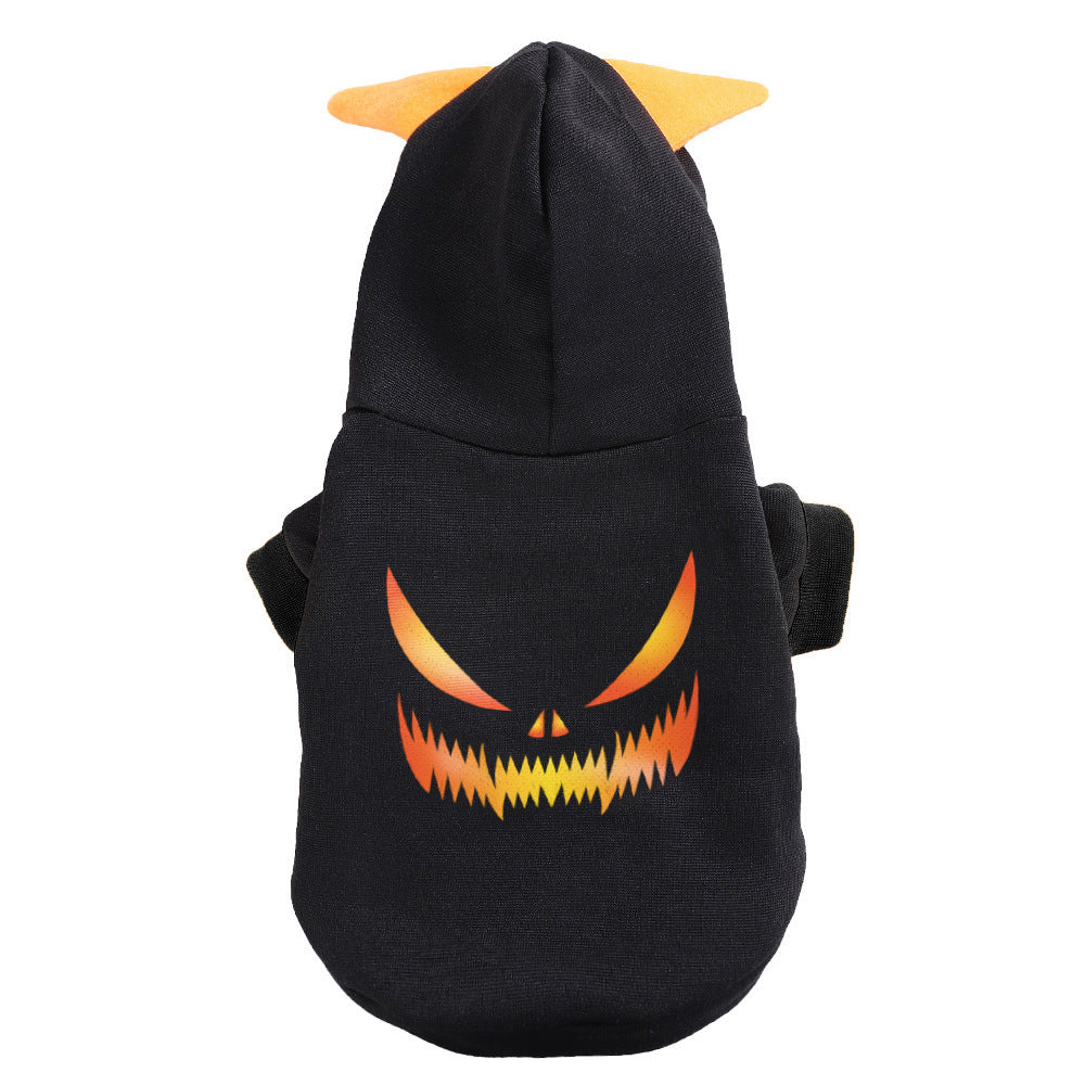 Halloween Pumpkin Sweater Dog Clothing - SKY SUPPLYIFY 