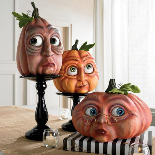 6-Piece Halloween Pumpkin Decoration Set – Perfect for Venue Layouts, Bar Decor, Garden & Outdoor Halloween Props - SKY SUPPLYIFY 