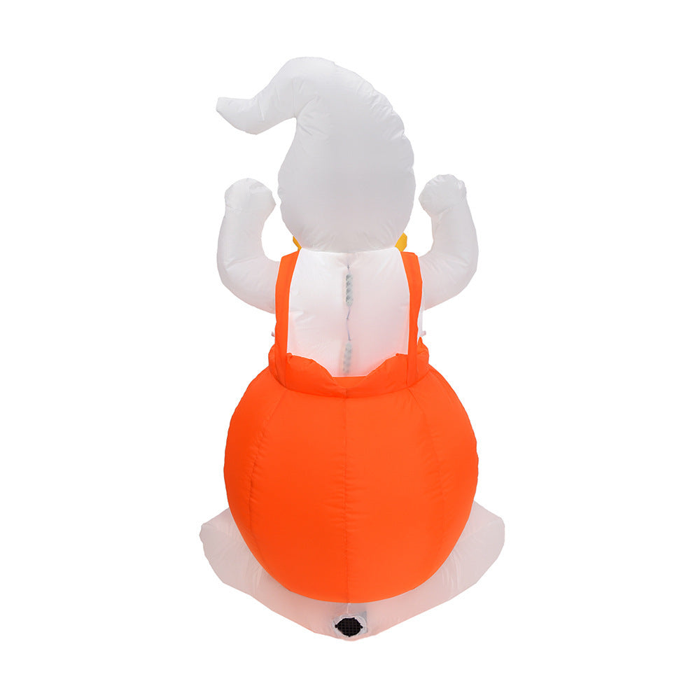 Wansheng Pumpkin Inflatable Model 12 M Strap Pumpkin Ghost Halloween Decoration - SKY SUPPLYIFY 