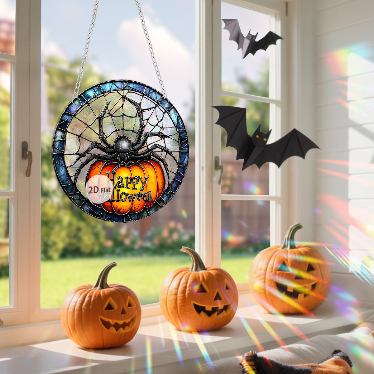 Halloween Pumpkin & Ghost Hanging Decoration – Spooky Fall Party Decor - SKY SUPPLYIFY 